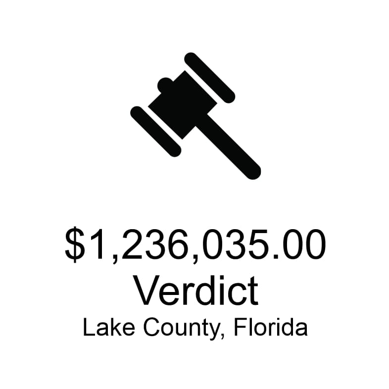 $1,236,035.00 Verdict Lake County